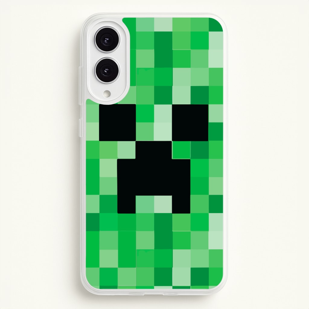 Creeper Face - Mining  - Minecraft Phone Case for Galaxy S25 Edge