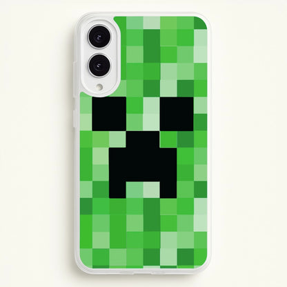 Creeper Face - Mining  - Minecraft Phone Case for Galaxy S25 Edge