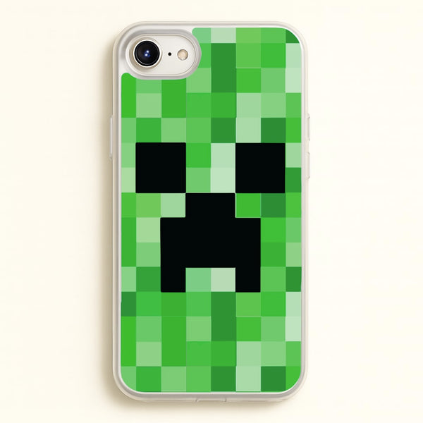 Creeper Face - Mining  - Minecraft Phone Case for iPhone 6 / 7 / 8 / SE