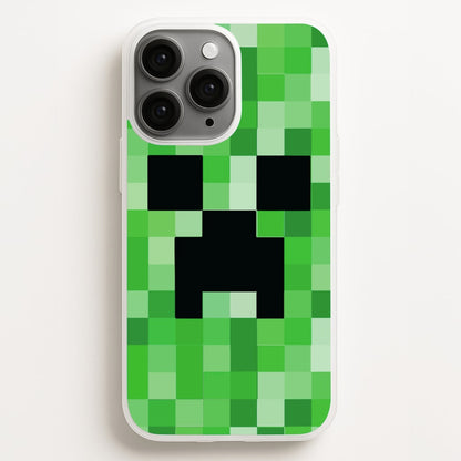Creeper Face - Mining  - Minecraft Phone Case for iPhone 11 Pro Max