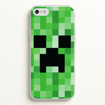 Creeper Face - Mining  - Minecraft Phone Case for iPhone 5 / 5s / SE 2016