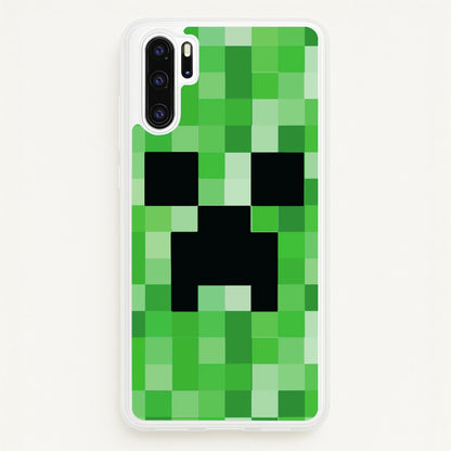 Creeper Face - Mining  - Minecraft Phone Case for Huawei P30 Pro