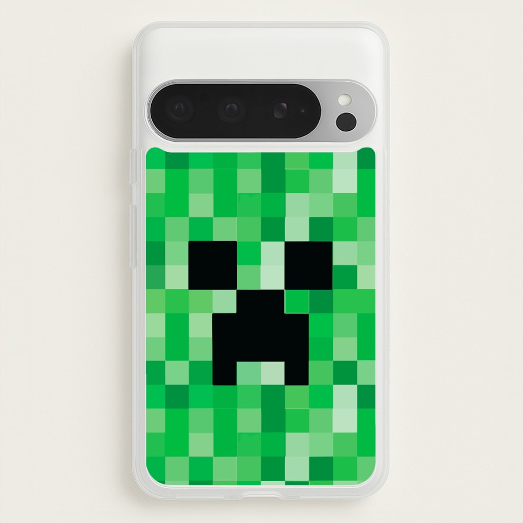Creeper Face - Mining  - Minecraft Phone Case for Google Pixel 9 Pro XL