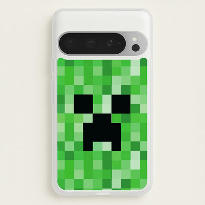 Creeper Face - Mining  - Minecraft Phone Case for Google Pixel 9 Pro XL