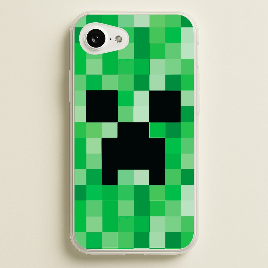 Creeper Face - Mining  - Minecraft Phone Case for iPhone 16e