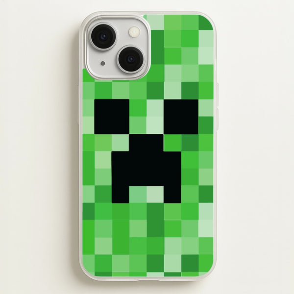 Creeper Face - Mining  - Minecraft Phone Case for iPhone 13 Mini