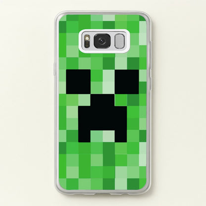 Creeper Face - Mining  - Minecraft Phone Case for Galaxy S8