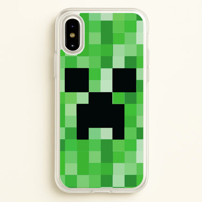 Creeper Face - Mining  - Minecraft Phone Case for iPhone X / XS