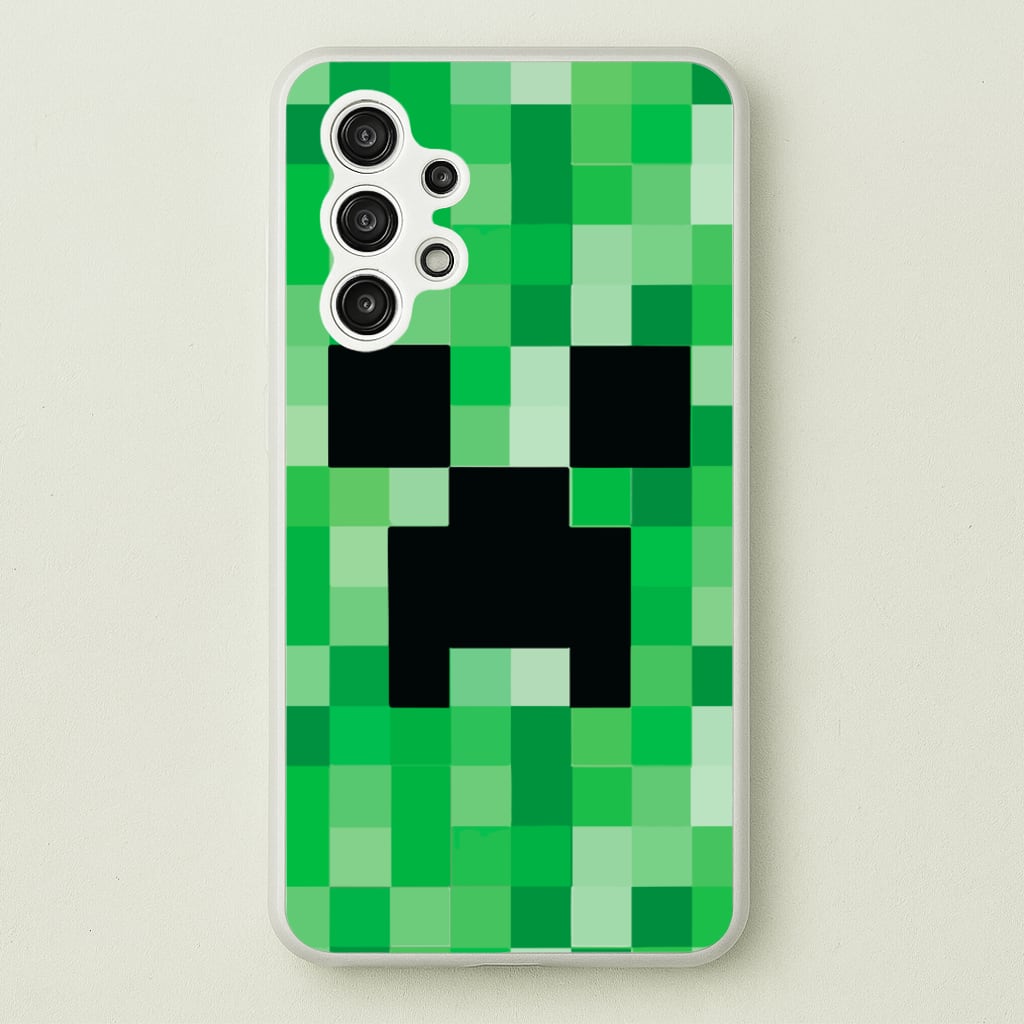 Creeper Face - Mining  - Minecraft Phone Case for Galaxy A13