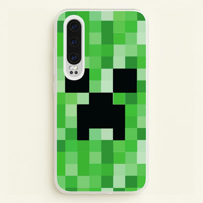Creeper Face - Mining  - Minecraft Phone Case for Huawei P30