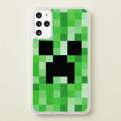Creeper Face - Mining  - Minecraft Phone Case for Galaxy S20 Plus