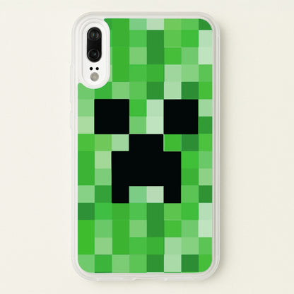 Creeper Face - Mining  - Minecraft Phone Case for Huawei P20