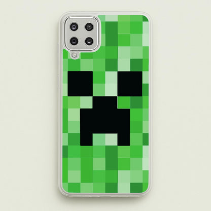 Creeper Face - Mining  - Minecraft Phone Case for Galaxy A12