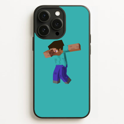 Steve Dab - Mining  - Minecraft Phone Case for iPhone 16 Pro Max
