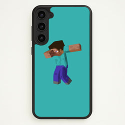 Steve Dab - Mining  - Minecraft Phone Case for Galaxy S23 Plus