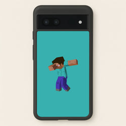 Steve Dab - Mining  - Minecraft Phone Case for Google Pixel 7a