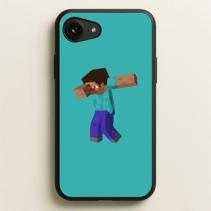 Steve Dab - Mining  - Minecraft Phone Case for iPhone 16e