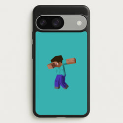 Steve Dab - Mining  - Minecraft Phone Case for Google Pixel 9 / 9 Pro