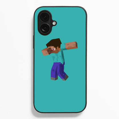 Steve Dab - Mining  - Minecraft Phone Case for iPhone 16 Plus
