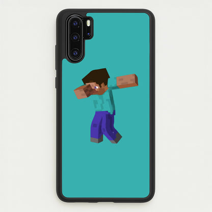 Steve Dab - Mining  - Minecraft Phone Case for Huawei P30 Pro