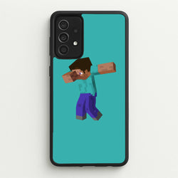 Steve Dab - Mining  - Minecraft Phone Case for Galaxy A52 / A52s