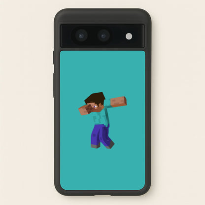 Steve Dab - Mining  - Minecraft Phone Case for Google Pixel 8a