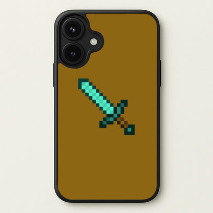 Diamond Sword - Mining Phone Case for iPhone 17
