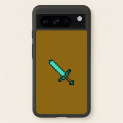 Diamond Sword - Mining  - Minecraft Phone Case for Google Pixel 8 Pro