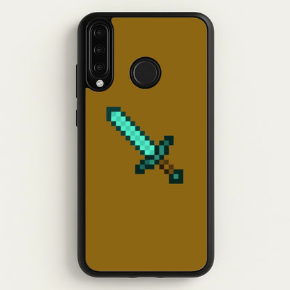 Diamond Sword - Mining  - Minecraft Phone Case for Huawei P30 Lite