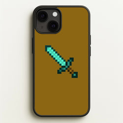 Diamond Sword - Mining  - Minecraft Phone Case for iPhone 13 Mini
