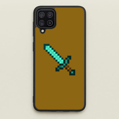 Diamond Sword - Mining  - Minecraft Phone Case for Galaxy A12