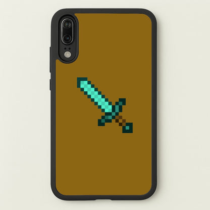 Diamond Sword - Mining  - Minecraft Phone Case for Huawei P20