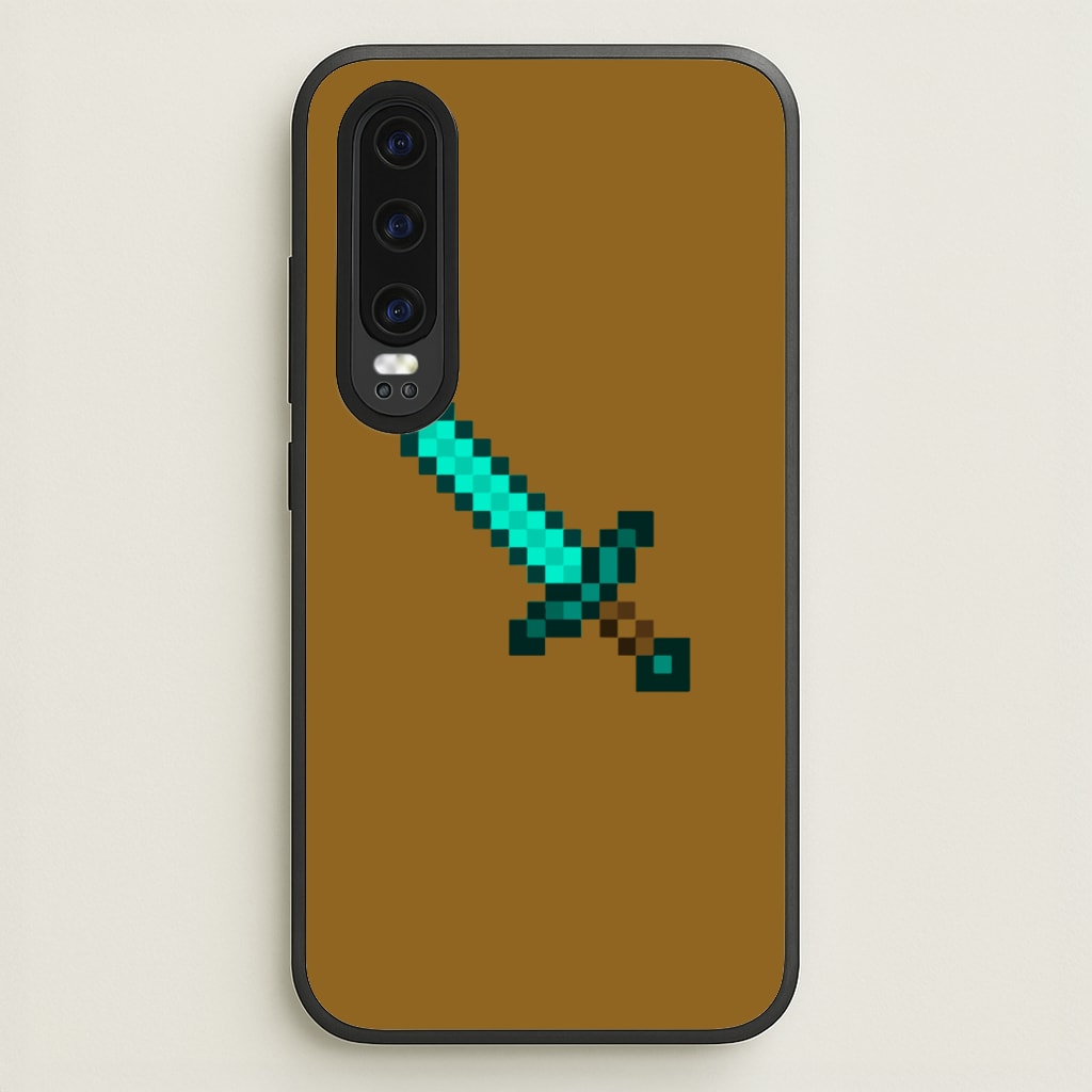 Diamond Sword - Mining  - Minecraft Phone Case for Huawei P30