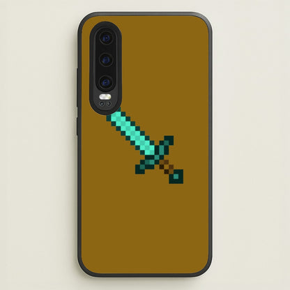 Diamond Sword - Mining  - Minecraft Phone Case for Huawei P30