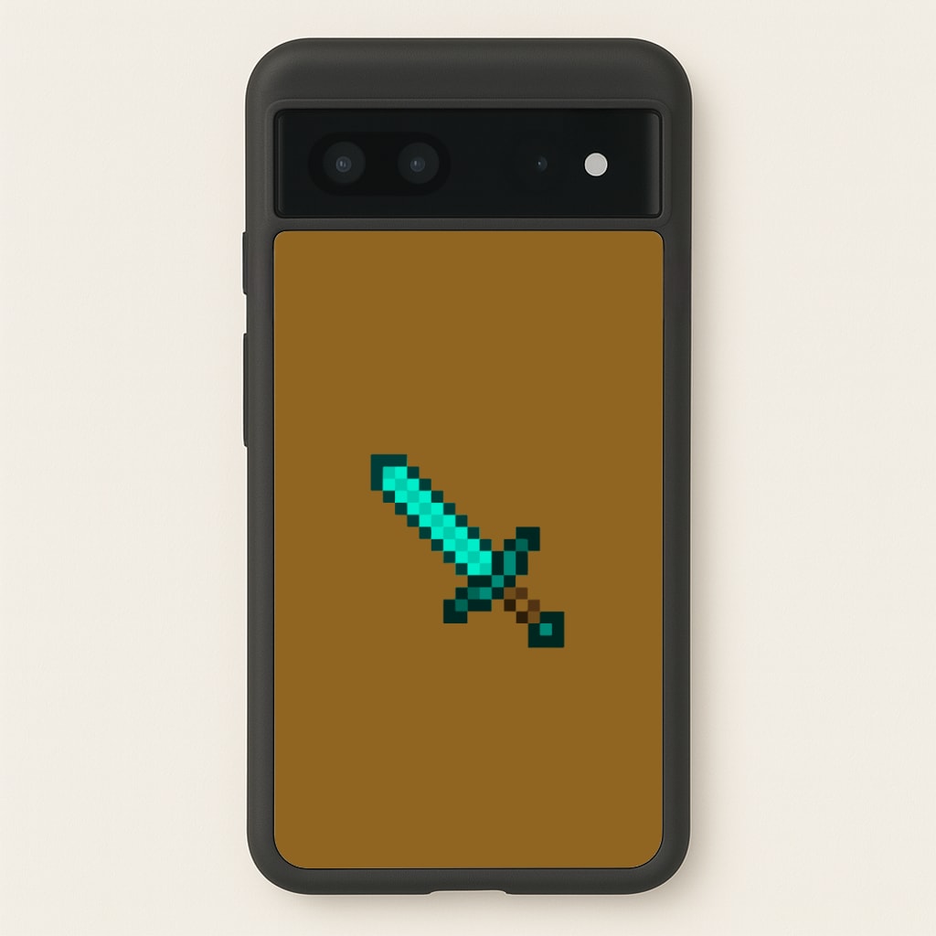Diamond Sword - Mining  - Minecraft Phone Case for Google Pixel 7