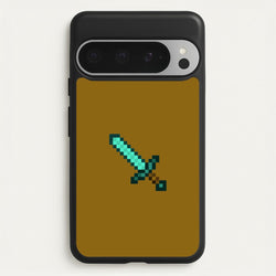 Diamond Sword - Mining  - Minecraft Phone Case for Google Pixel 9 Pro XL