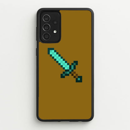 Diamond Sword - Mining  - Minecraft Phone Case for Galaxy A52 / A52s