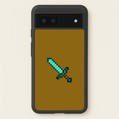 Diamond Sword - Mining  - Minecraft Phone Case for Google Pixel 6a