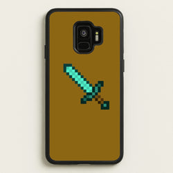 Diamond Sword - Mining  - Minecraft Phone Case for Galaxy S9