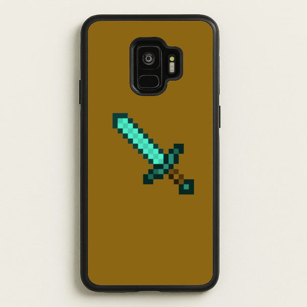Diamond Sword - Mining  - Minecraft Phone Case for Galaxy S9