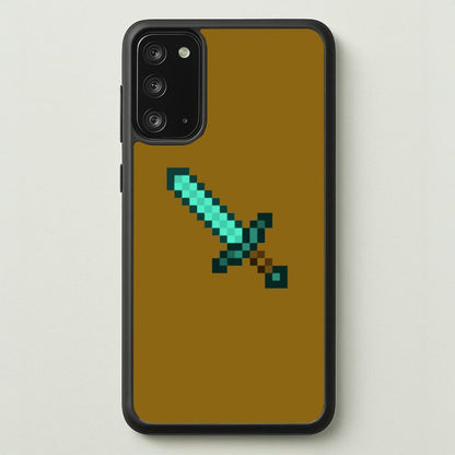 Diamond Sword - Mining  - Minecraft Phone Case for Galaxy Note 20