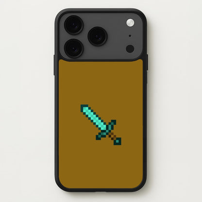 Diamond Sword - Mining Phone Case for iPhone 17 Pro Max