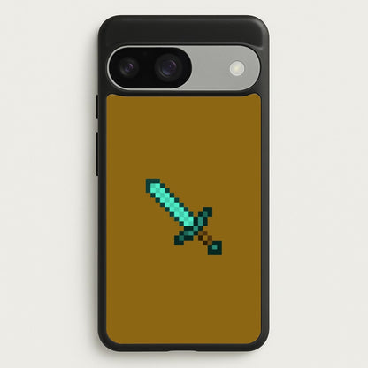 Diamond Sword - Mining  - Minecraft Phone Case for Google Pixel 9 / 9 Pro