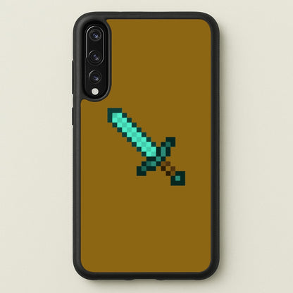Diamond Sword - Mining  - Minecraft Phone Case for Huawei P20 Pro