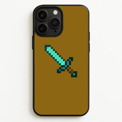 Diamond Sword - Mining  - Minecraft Phone Case for iPhone 11 Pro Max