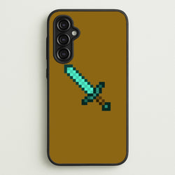 Diamond Sword - Mining  - Minecraft Phone Case for Galaxy A14
