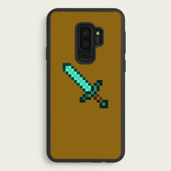 Diamond Sword - Mining  - Minecraft Phone Case for Galaxy S9 Plus