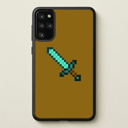 Diamond Sword - Mining  - Minecraft Phone Case for Galaxy S20 Plus