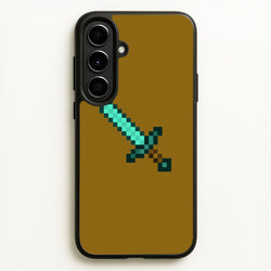 Diamond Sword - Mining  - Minecraft Phone Case for Galaxy A56