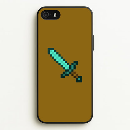 Diamond Sword - Mining  - Minecraft Phone Case for iPhone 5 / 5s / SE 2016